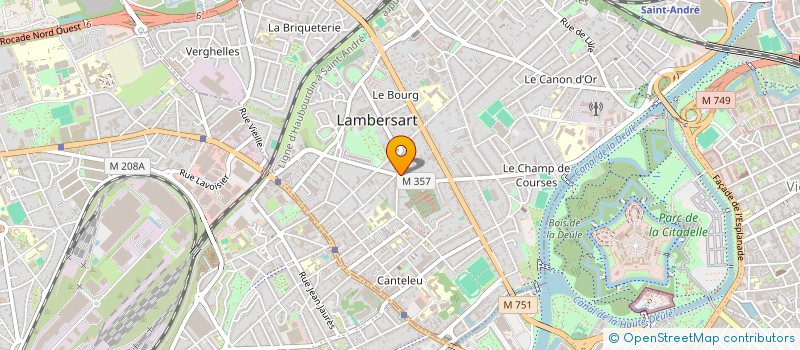 localisation de l'entreprise L'ETOILE à LAMBERSART