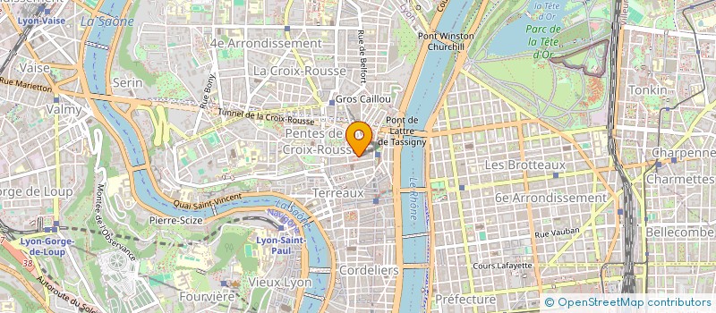 localisation de l'entreprise L'ETOILE  LYON