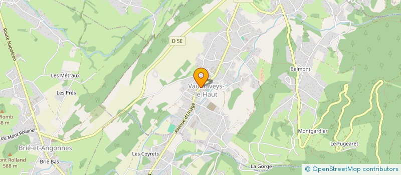 localisation de l'entreprise L'ETOILE  VAULNAVEYS-LE-HAUT