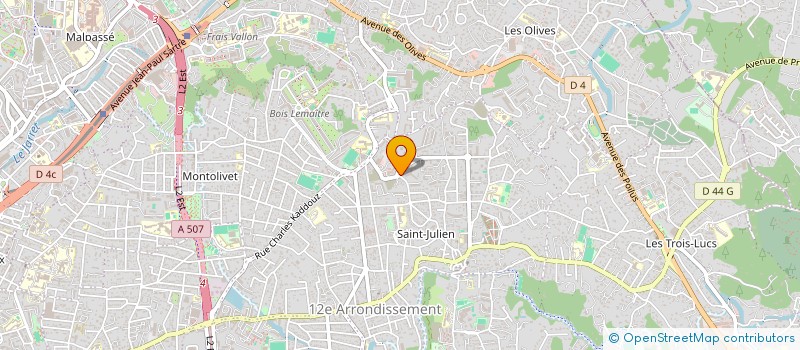 localisation de l'entreprise L'ETOILE 51 à MARSEILLE