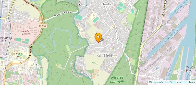 localisation de l'entreprise L'ETOILE  STRASBOURG