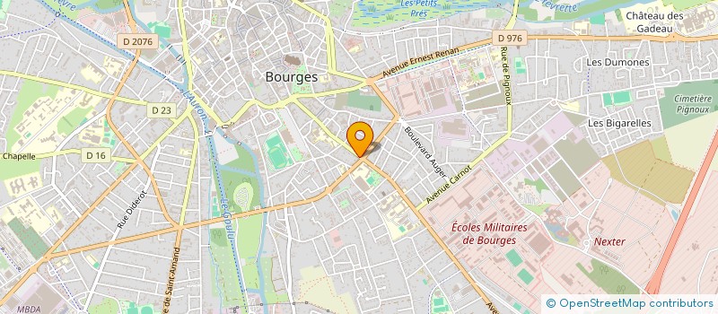 localisation de l'entreprise L'ETOILE  BOURGES