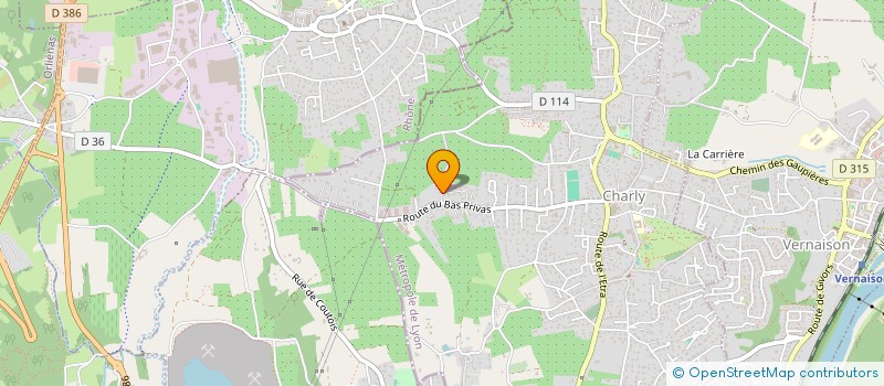 localisation de l'entreprise L'ETOILE  CHARLY