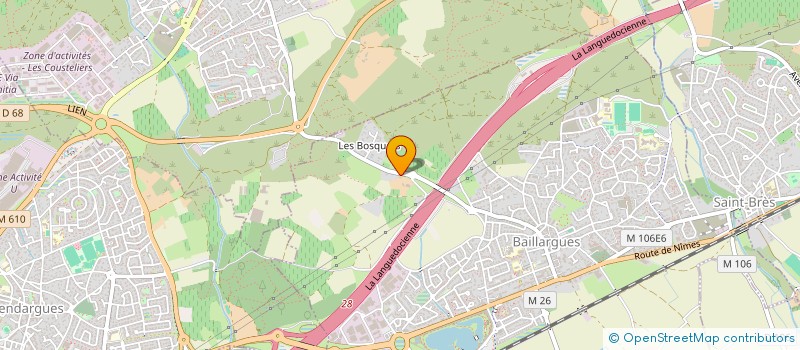 localisation de l'entreprise L'ETOILE à BAILLARGUES