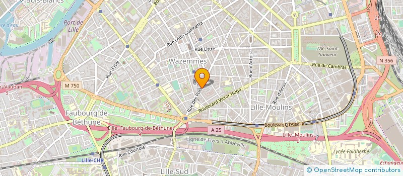 localisation de l'entreprise L'ETOILE à LILLE