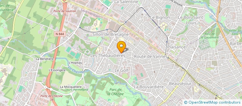 localisation de l'entreprise L'ETOILE  SAINT-HERBLAIN