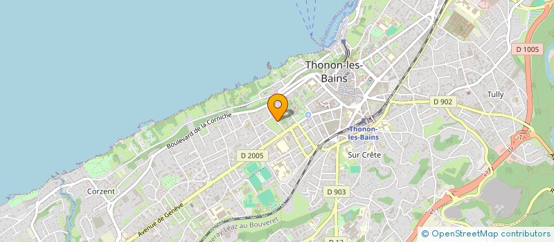 localisation de l'entreprise L'ETOILE à THONON-LES-BAINS