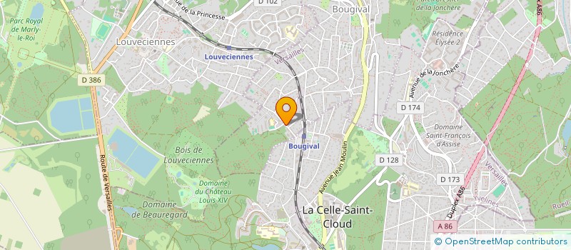 localisation de l'entreprise L'ETOILE  BOUGIVAL