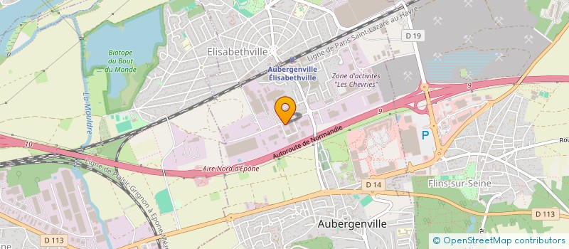 localisation de l'entreprise L'ETOILE  AUBERGENVILLE