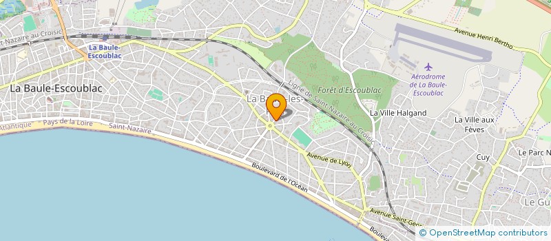 localisation de l'entreprise L'ETOILE à LA BAULE-ESCOUBLAC