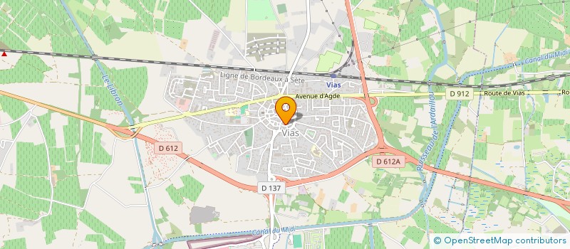 localisation de l'entreprise L'ETOILE  AGDE