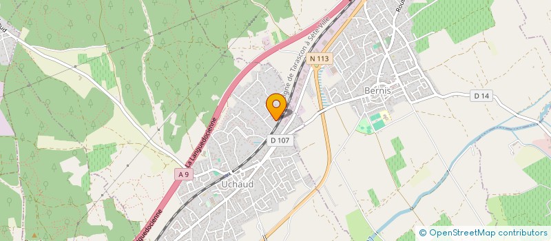 localisation de l'entreprise L'ETOILE  UCHAUD