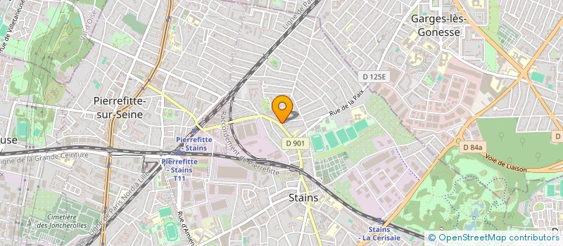 localisation de l'entreprise L'ETOILE à STAINS