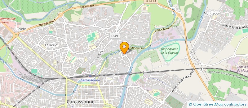 localisation de l'entreprise L'ETOILE à CARCASSONNE