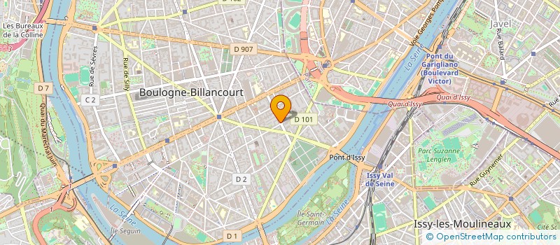 localisation de l'entreprise L'ETOILE  BOULOGNE BILLANCOURT