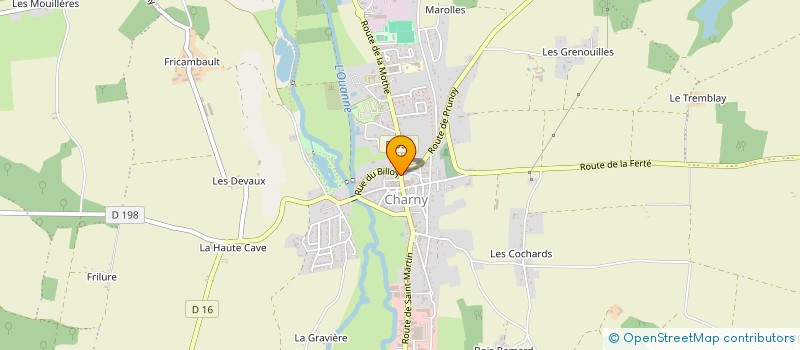 localisation de l'entreprise L'ETOILE  CHARNY OREE DE PUISAYE