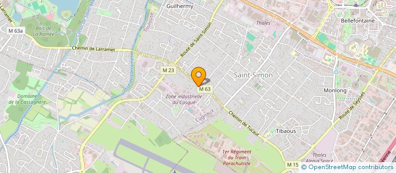 localisation de l'entreprise L'ETOILE  CUGNAUX