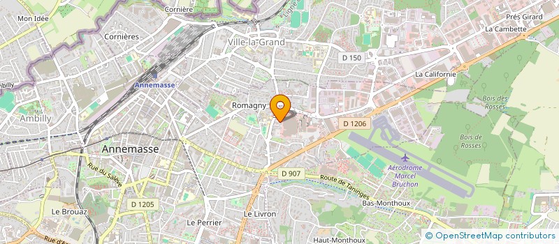 localisation de l'entreprise L' ETOILE AFRICAINE à ANNEMASSE