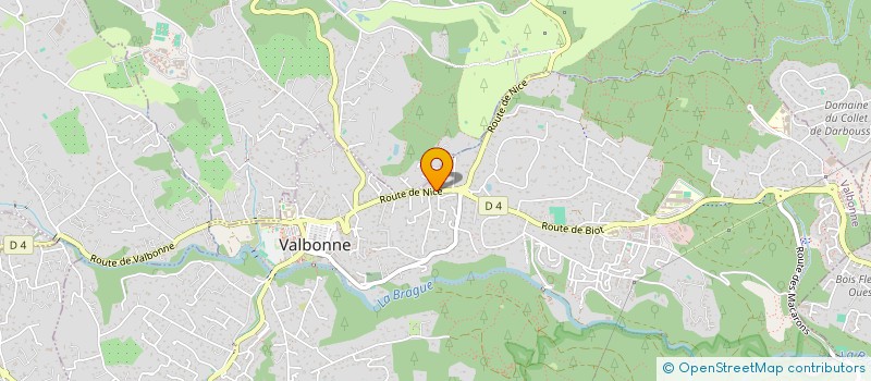 localisation de l'entreprise L'ETOILE AMALEVAJU  VALBONNE