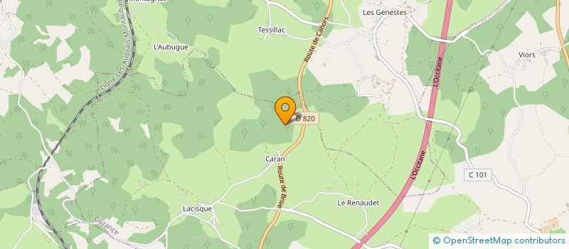 localisation de l'entreprise L'ETOILE AVICOLE DU QUERCY à CUZANCE
