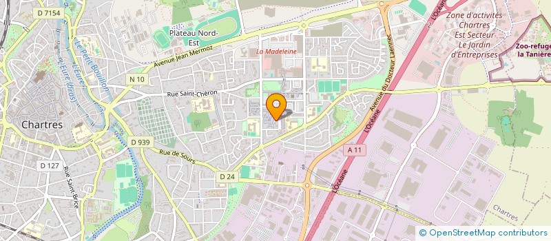 localisation de l'entreprise L'ETOILE BERBERE 28 à CHARTRES