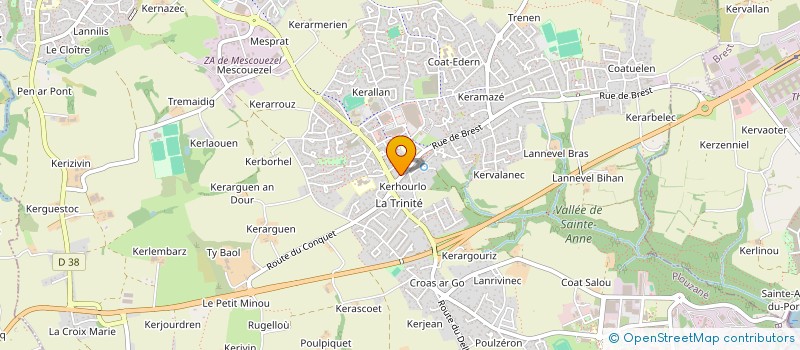 localisation de l'entreprise L'ETOILE BRETONNE à PLOUZANE