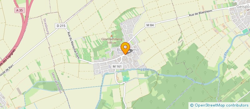 localisation de l'entreprise L'ETOILE CYCLISTE DE L'EST  BLAESHEIM