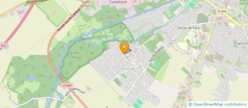 localisation de l'entreprise L'ETOILE D'AVALONE  PROVILLE