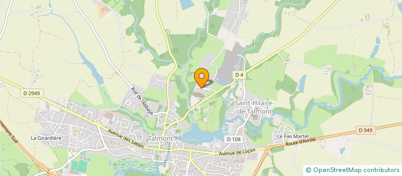 localisation de l'entreprise L'ETOILE D'OR  TALMONT-SAINT-HILAIRE
