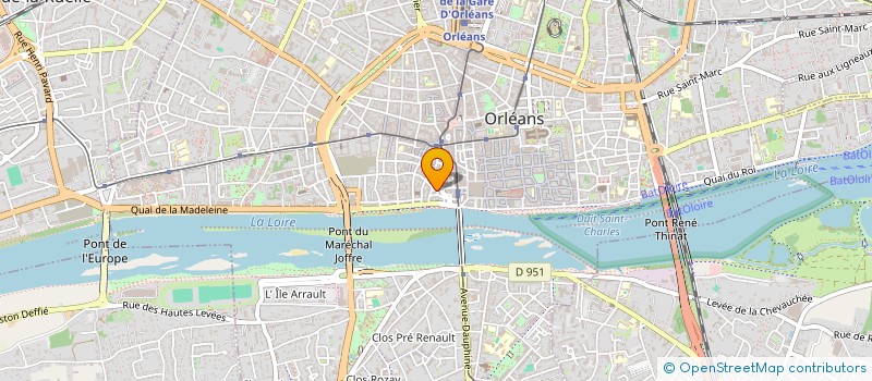 localisation de l'entreprise L'ETOILE D'OR à ORLEANS