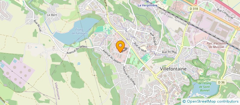 localisation de l'entreprise L'ETOILE D'OR  VILLEFONTAINE