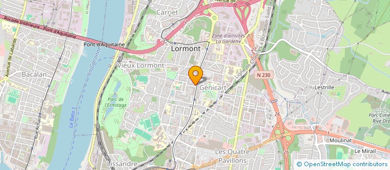 localisation de l'entreprise L ETOILE D OR à LORMONT