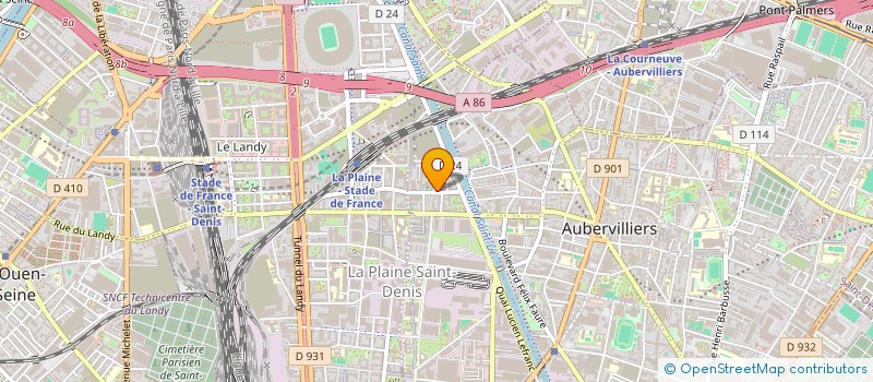 localisation de l'entreprise L'ETOILE D'OR SARL à AUBERVILLIERS