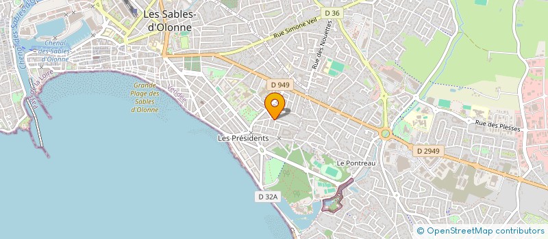 localisation de l'entreprise L'ETOILE D'ORIENT à LES SABLES D'OLONNE
