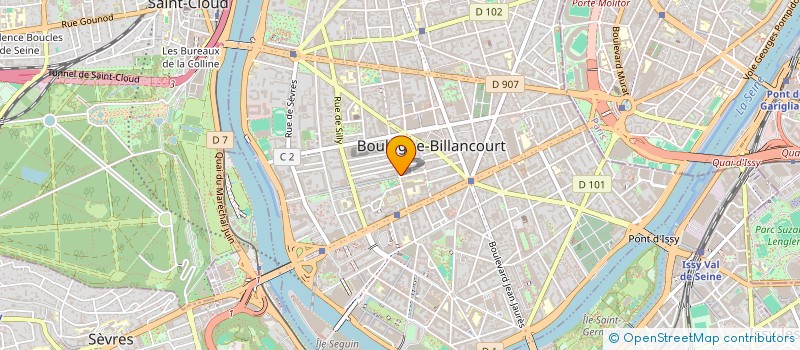 localisation de l'entreprise L'ETOILE DE BOULOGNE à BOULOGNE-BILLANCOURT