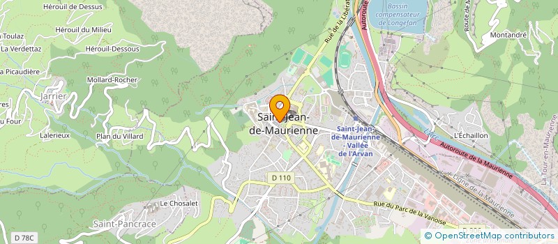 localisation de l'entreprise L'ETOILE DE BREIZH  SAINT-JEAN-DE-MAURIENNE