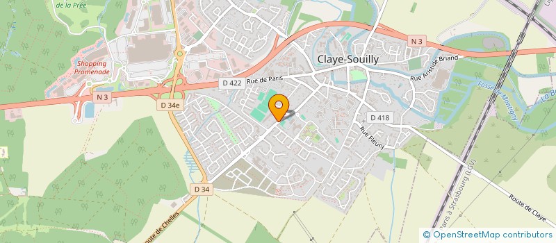 localisation de l'entreprise L'ETOILE DE CLAYE  CLAYE-SOUILLY