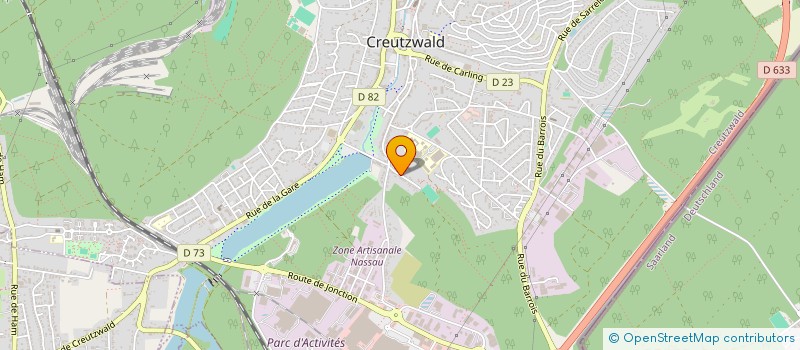 localisation de l'entreprise L'ETOILE DE CREUTZWALD  CREUTZWALD