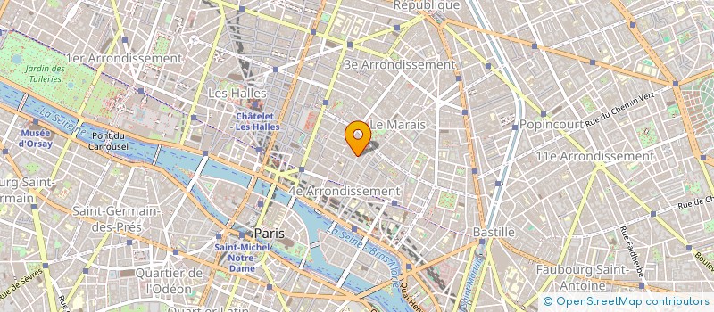 localisation de l'entreprise L'ETOILE DE L'AUBE à PARIS