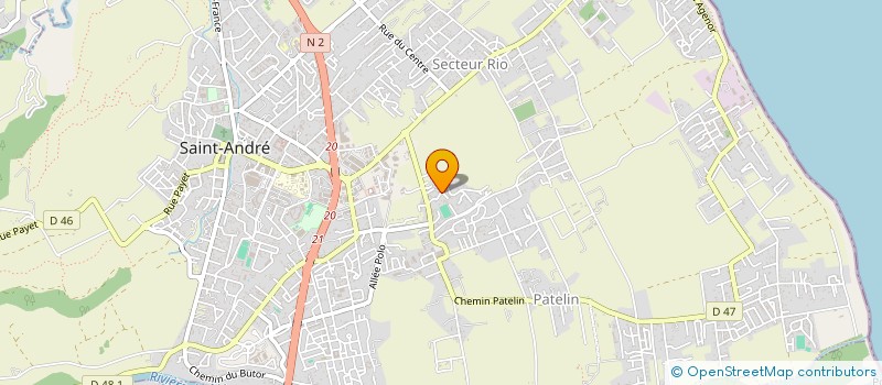 localisation de l'entreprise L'ETOILE DE L'ORION à SAINT-ANDRE