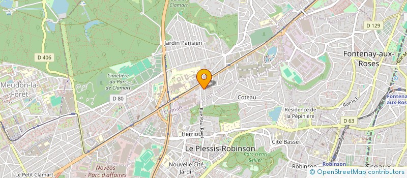 localisation de l'entreprise L'ETOILE DE L'OURS à CLAMART