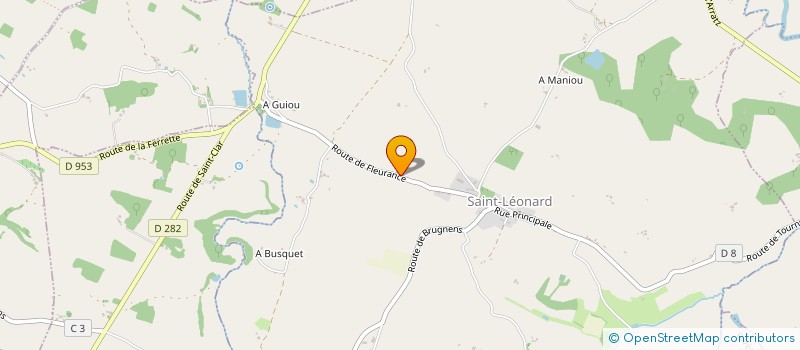 localisation de l'entreprise L'ETOILE DE L'OURS  SAINT-LEONARD