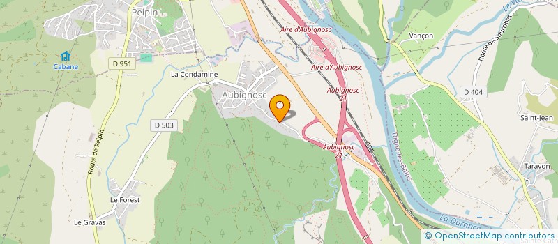localisation de l'entreprise L'ETOILE DE LA CASSINE II à AUBIGNOSC
