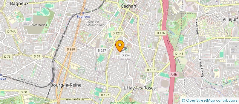 localisation de l'entreprise L'ETOILE DE LA PLAINE à CACHAN