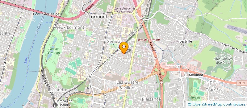 localisation de l'entreprise L ETOILE DE LORMONT  LORMONT