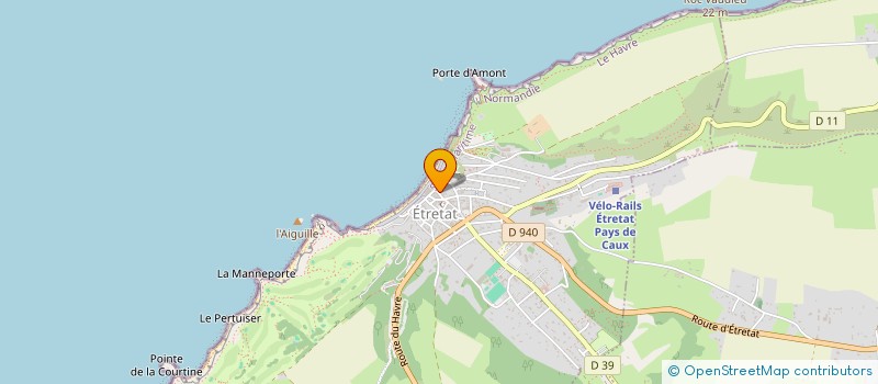 localisation de l'entreprise L'ETOILE DE MER à ETRETAT