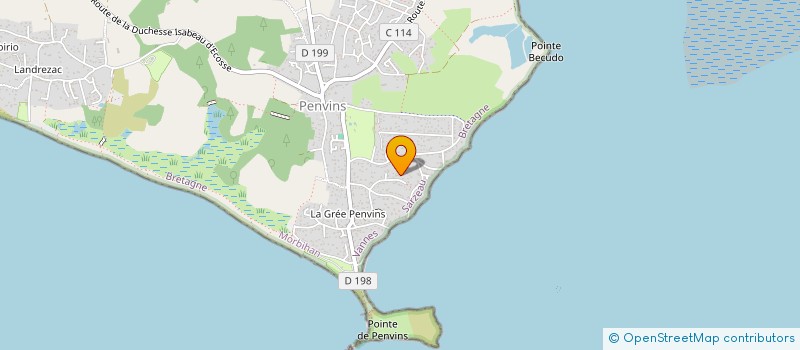 localisation de l'entreprise L'ETOILE DE MER  SARZEAU