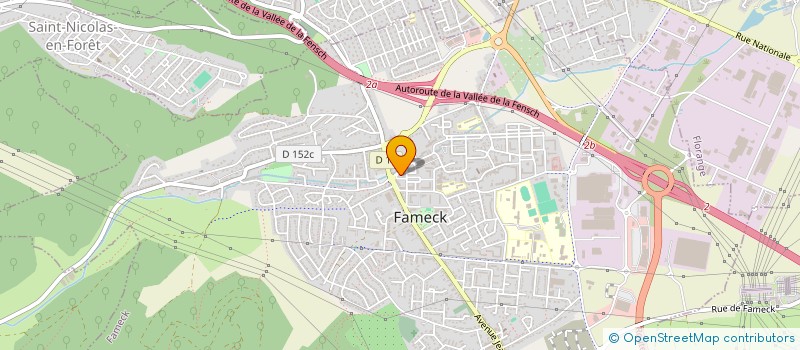 localisation de l'entreprise L'ETOILE DE QUEULEU  FAMECK