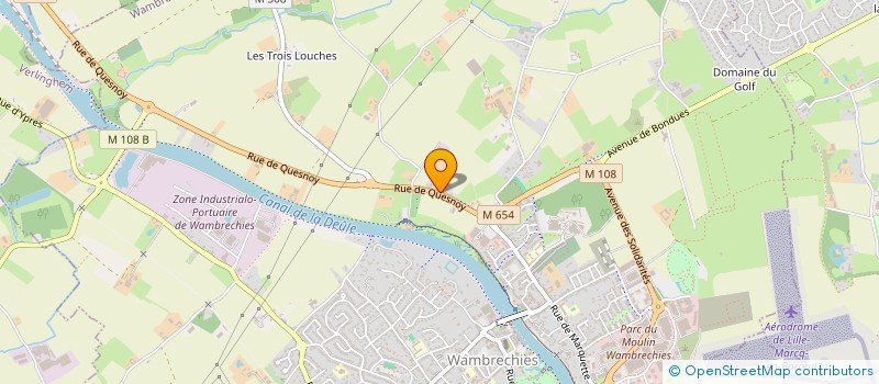 localisation de l'entreprise L'ETOILE DE WAMBRECHIES  WAMBRECHIES