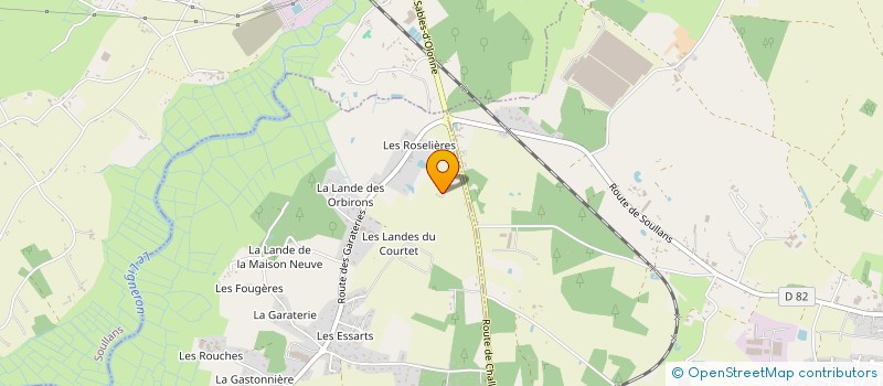 localisation de l'entreprise L'ETOILE DES BROSSES  NOTRE-DAME-DE-RIEZ
